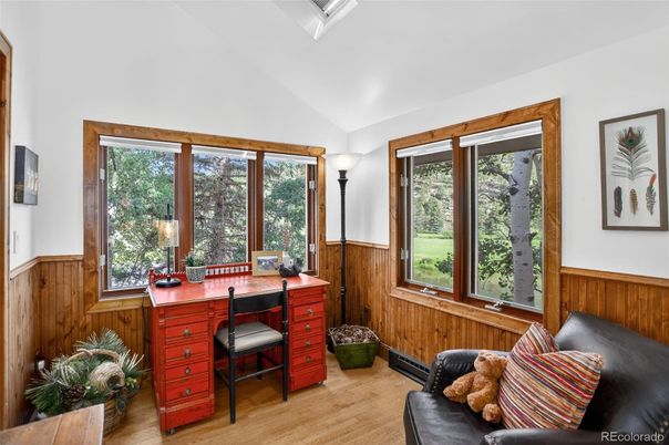 Home Office, Interior, Wood Texture Flooring