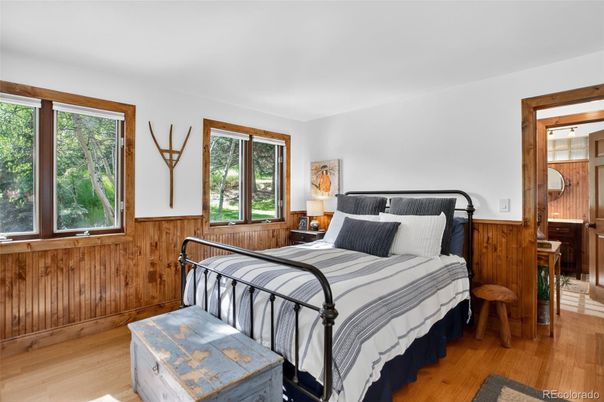 Bedroom, Interior, Wood Texture Flooring