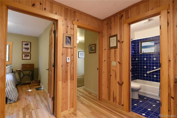 Bathroom, Interior, Wood Texture Flooring, Wooden Walls
