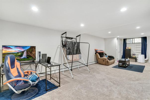 Home Office, Interior, Recessed Lighting