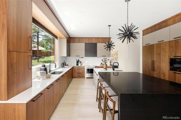 Interior, Kitchen, Pendant Lights, Recessed Lighting