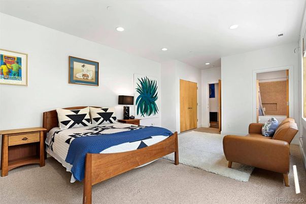 Bedroom, Interior, Recessed Lighting