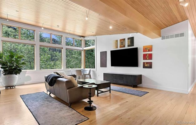 Interior, Living room, Wooden Ceilings, Wood Texture Flooring
