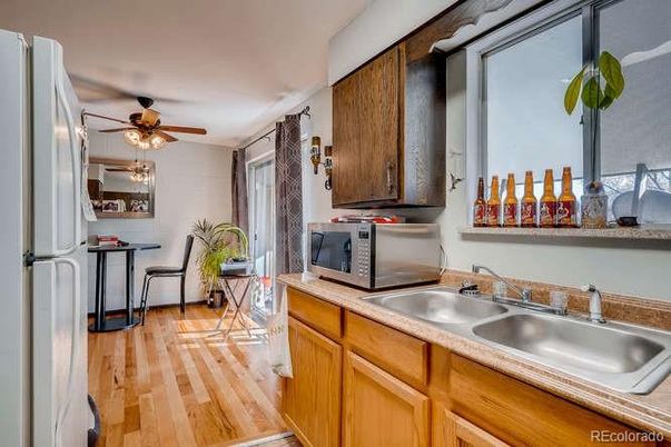 Interior, Kitchen, Wood Texture Flooring