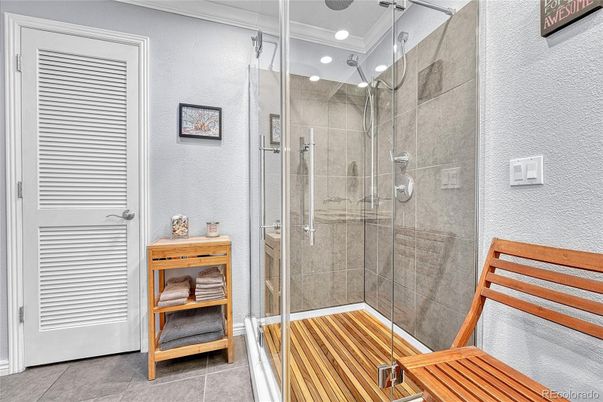 Bathroom, Glass Shower, Interior, Sauna Room