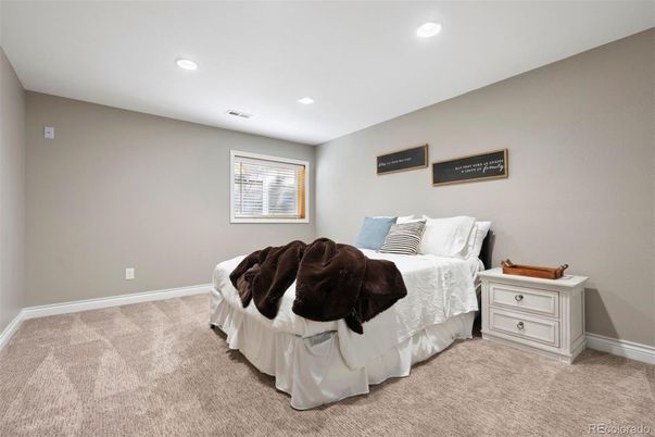 Bedroom, Interior, Recessed Lighting