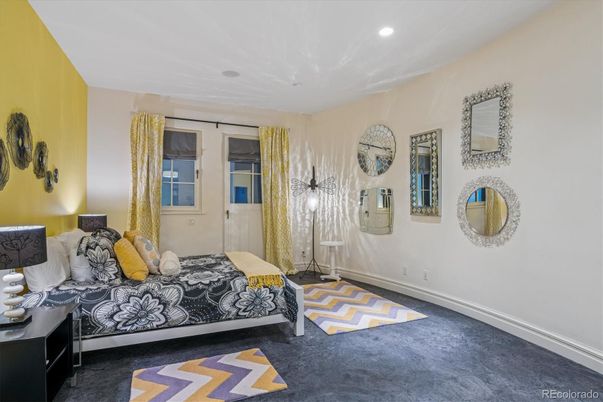 Bedroom, Interior, Recessed Lighting