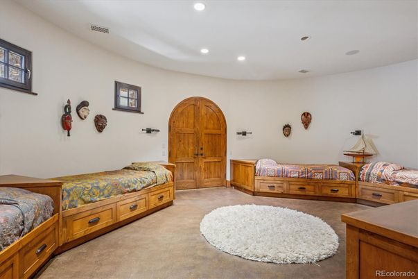 Bedroom, Interior, Recessed Lighting