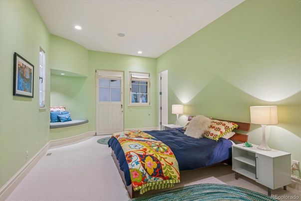 Bedroom, Interior, Recessed Lighting