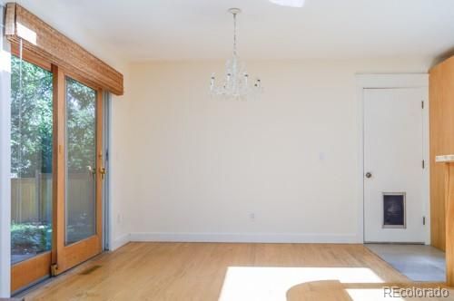 Chandelier, Empty room, Interior, Wood Texture Flooring