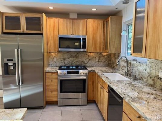 Interior, Kitchen, Recessed Lighting, Stainless Steel Appliances