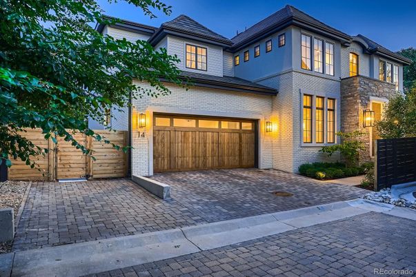 Attached, Exterior, Facade, Brick Facade, Mediterranean