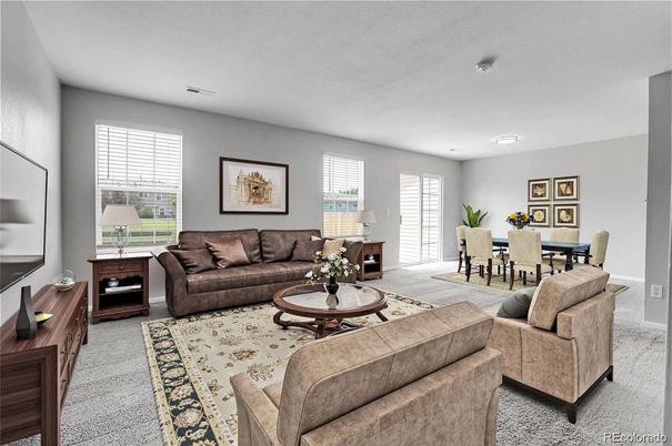 Dining room, Interior, Living room, Recessed Lighting
