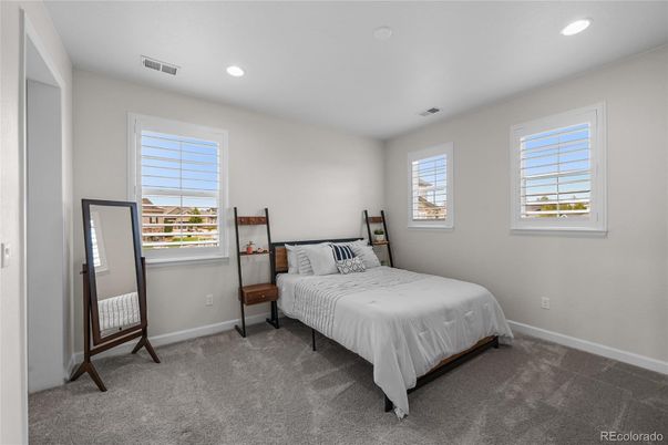 Bedroom, Interior, Recessed Lighting