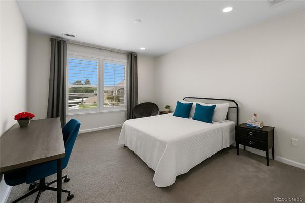 Bedroom, Home Office, Interior, Recessed Lighting