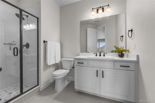 Bathroom, Glass Shower, Interior