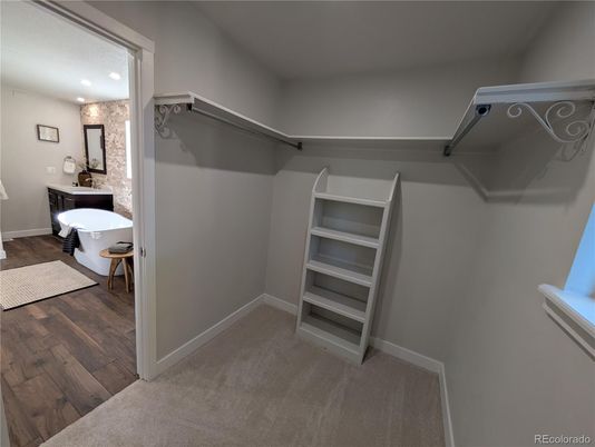Interior, Recessed Lighting, Walk-in Closets, Wood Texture Flooring