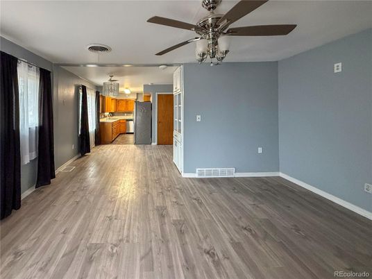 Empty room, Interior, Kitchen, Wood Texture Flooring