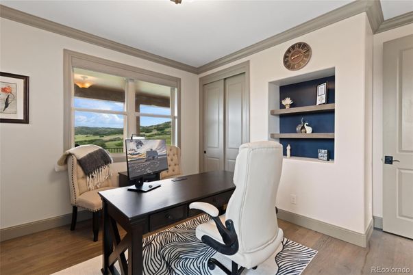 Home Office, Interior, Wood Texture Flooring