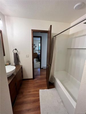 Bathroom, Interior, Wood Texture Flooring