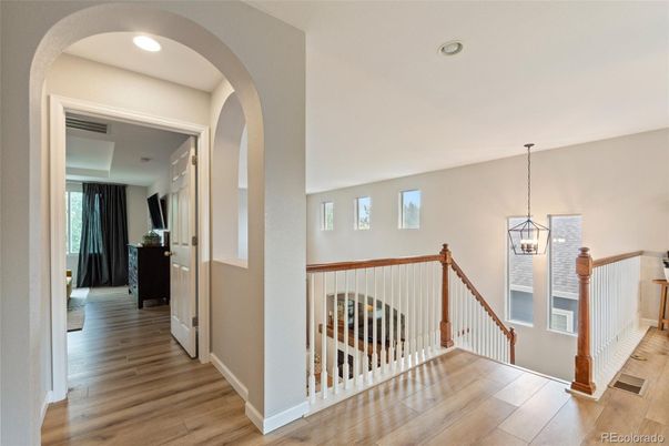 Interior, Pendant Lights, Recessed Lighting, Wood Texture Flooring