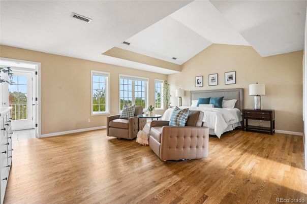 Bedroom, Interior, Wood Texture Flooring