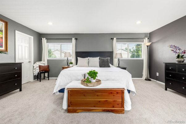 Bedroom, Interior, Recessed Lighting