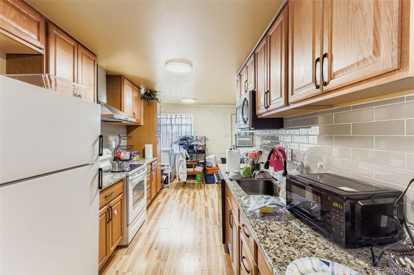 Interior, Kitchen, Wood Texture Flooring