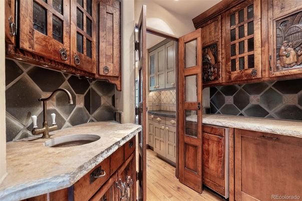 Interior, Kitchen, Wood Texture Flooring