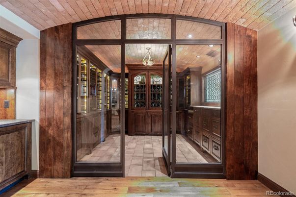 Interior, Recessed Lighting, Wine Storage, Wooden Ceilings, Wood Texture Flooring