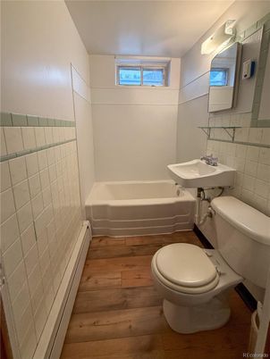 Bathroom, Interior, Wood Texture Flooring