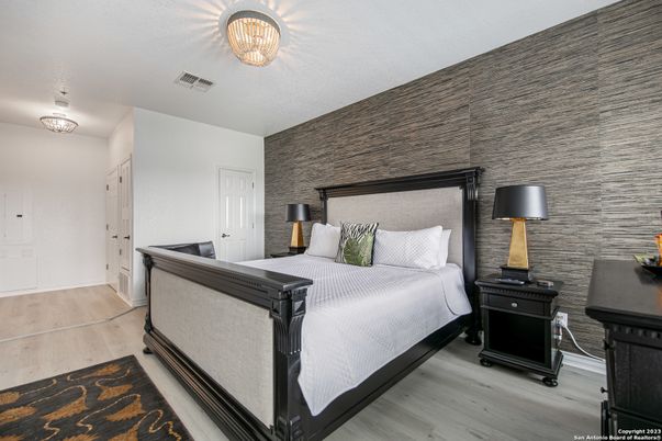 Bedroom, Interior, Wood Texture Flooring