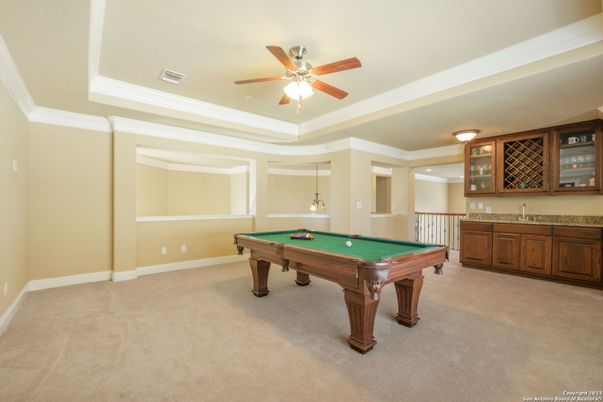 Billiard Table, Game Room, Interior