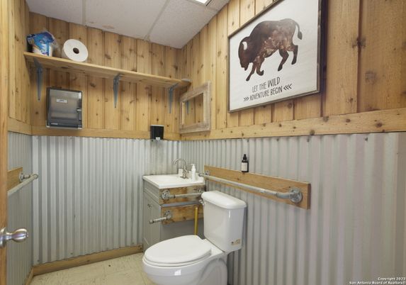 Bathroom, Interior, Wooden Walls