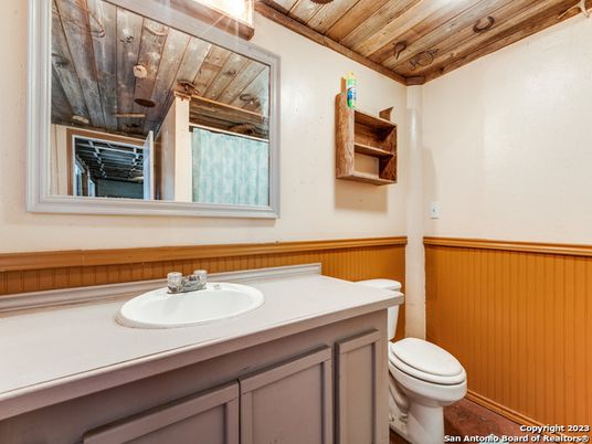 Bathroom, Interior, Wooden Beams, Wooden Ceilings