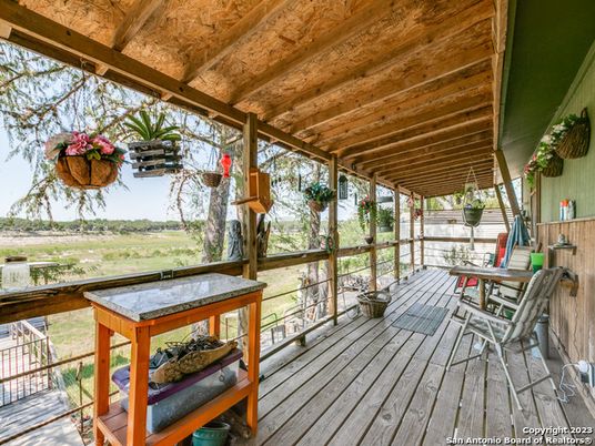 Exterior, Wood Texture Flooring
