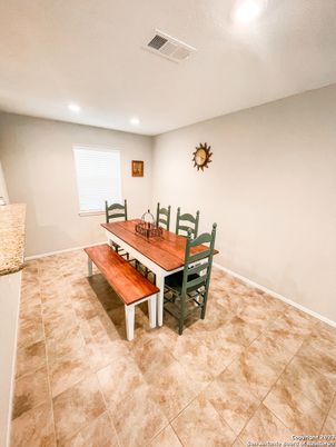Dining room, Interior, Recessed Lighting