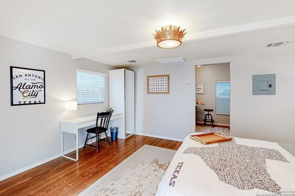 Home Office, Interior, Wood Texture Flooring