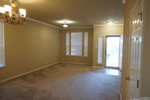 Chandelier, Empty room, Interior