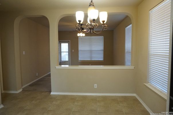 Chandelier, Empty room, Interior