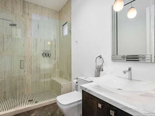 Bathroom, Glass Shower, Interior