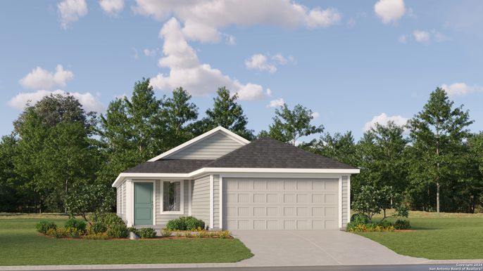 Attached, Exterior, Facade, Ranch