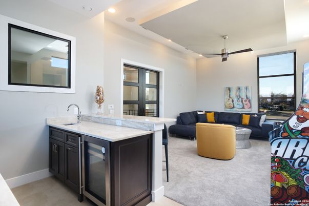 Interior, Kitchen, Living room, Recessed Lighting