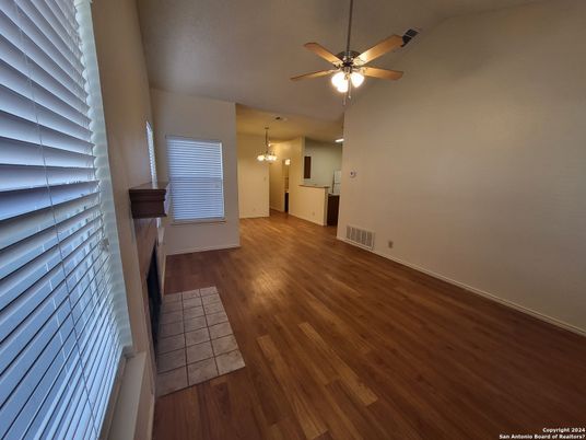 Chandelier, Empty room, Interior, Wood Texture Flooring