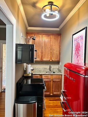 Interior, Kitchen, Wood Texture Flooring