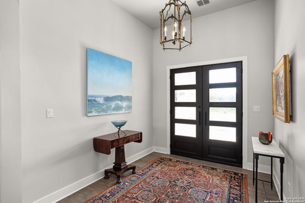 Interior, Pendant Lights, Wood Texture Flooring