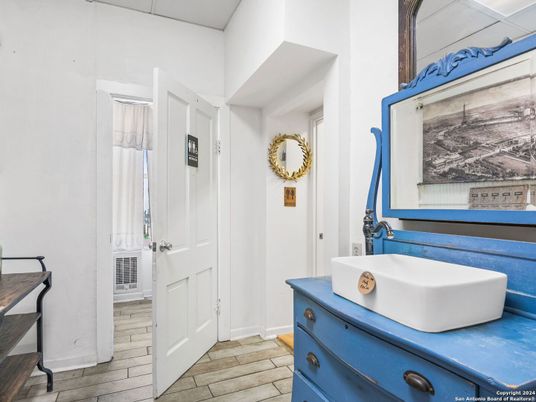 Bathroom, Interior, Wood Texture Flooring