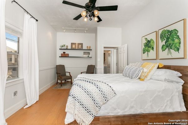 Bedroom, Interior, Wood Texture Flooring