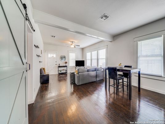 Dining room, Interior, Living room, Wood Texture Flooring