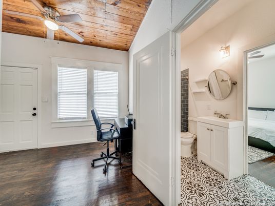 Bathroom, Bedroom, Interior, Wooden Ceilings, Wood Texture Flooring